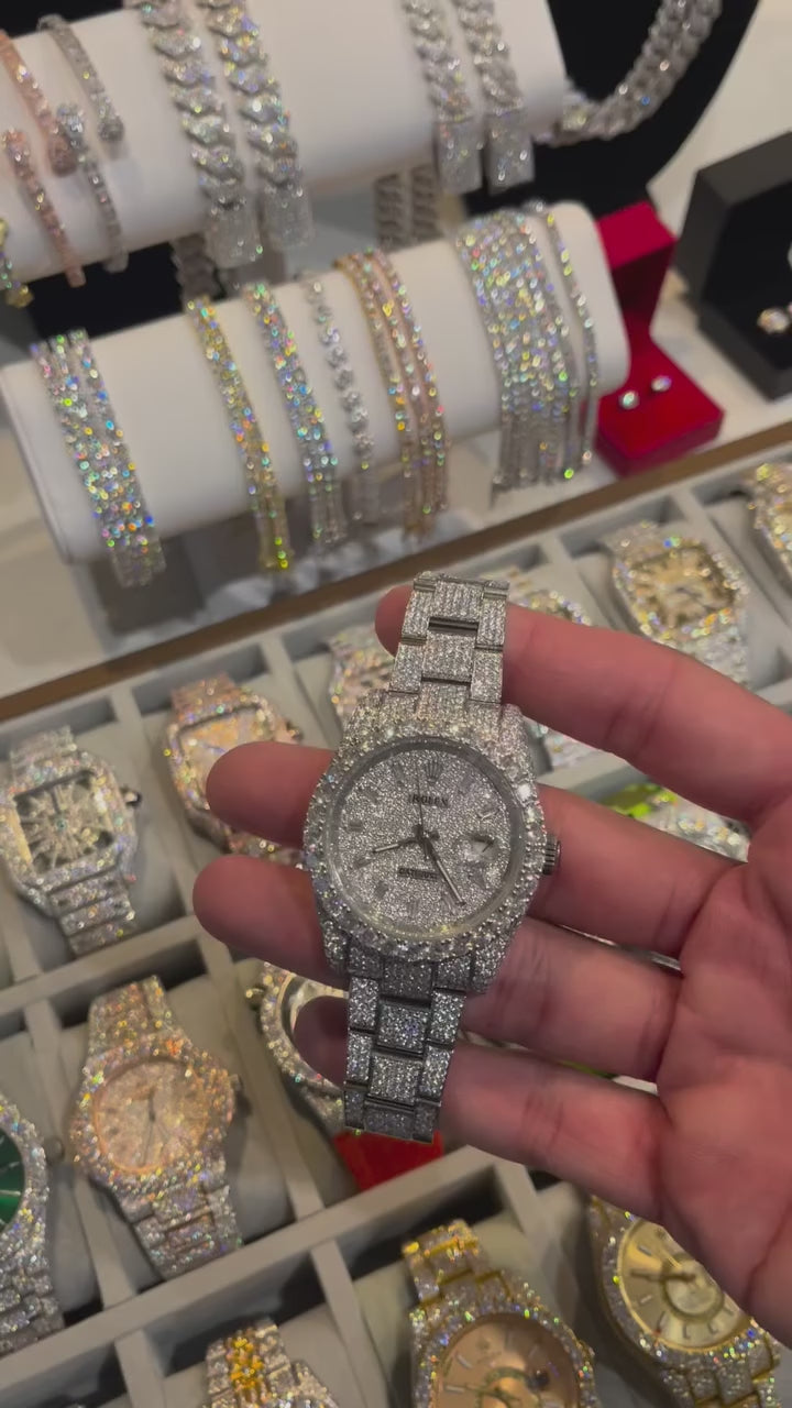 Moissanite VVS Diamond Watch