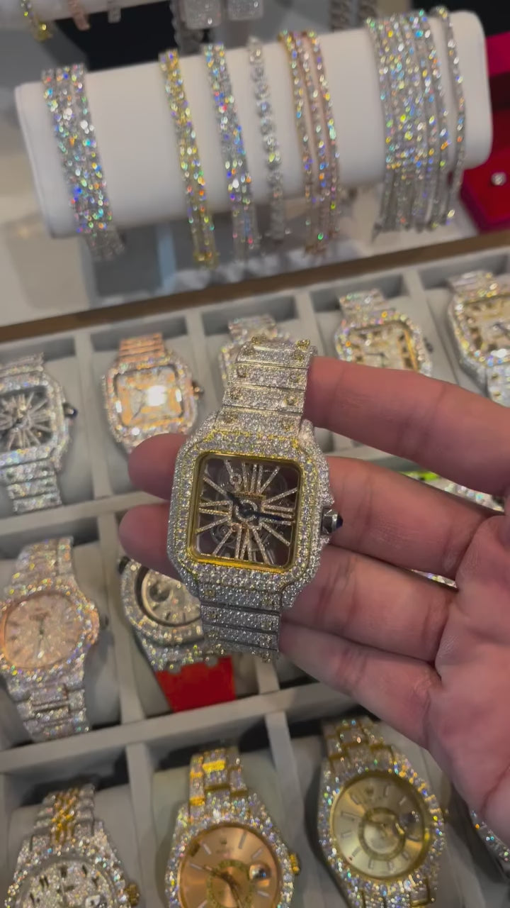 Moissanite VVS Diamond Watch